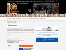 Szolnoki Főiskola Könyvtár és Távoktatási Központ weboldalának képe