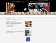 Szolnoki Főiskola Könyvtár és Távoktatási Központ weboldala