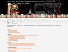 Szolnoki Főiskola Könyvtár és Távoktatási Központ weblapja