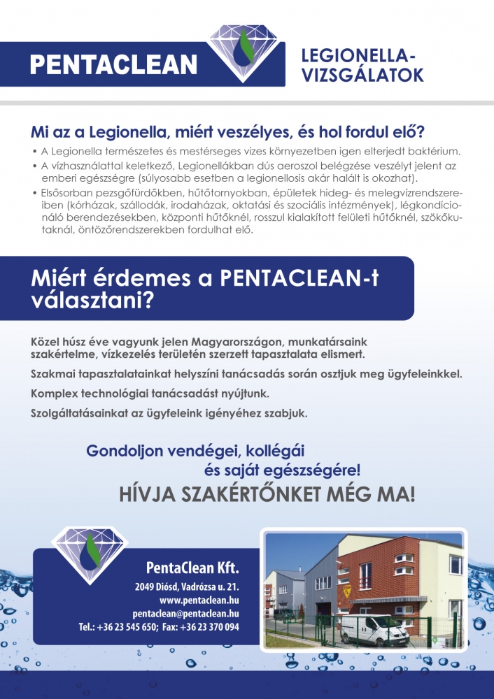 PentaClean arculatának készítése, Szórólap