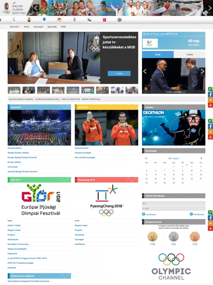 MOB weblap HD felbontásban