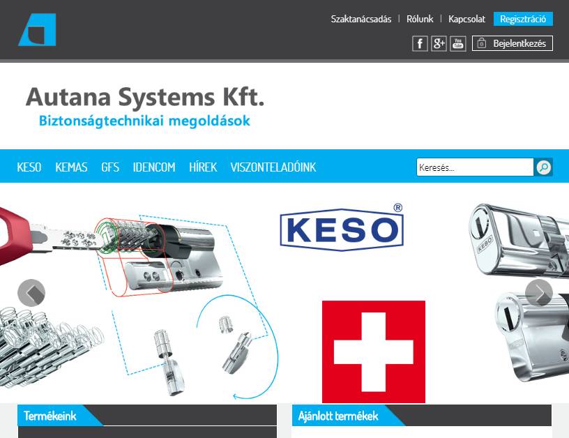 Autana Systems Kft. (http://www.autana.hu) - tablet nézet (fekvő)