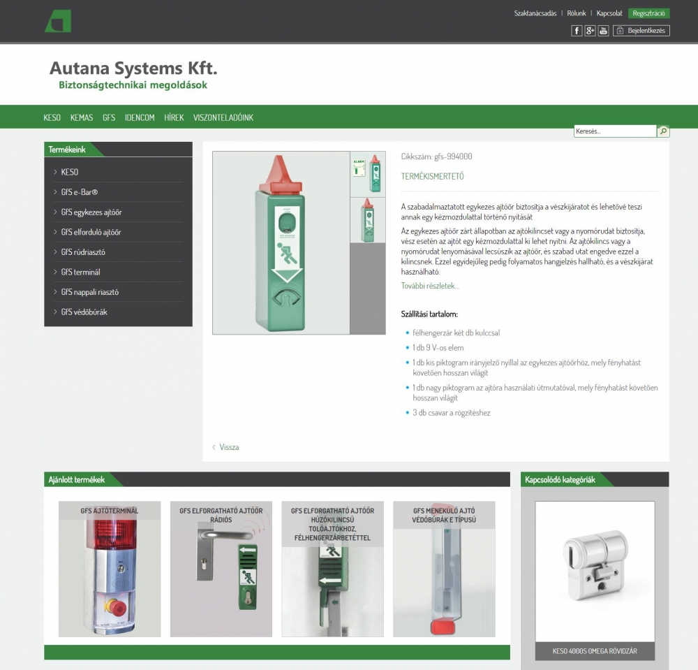 Autana Systems Kft. (http://www.autana.hu) - terméklap