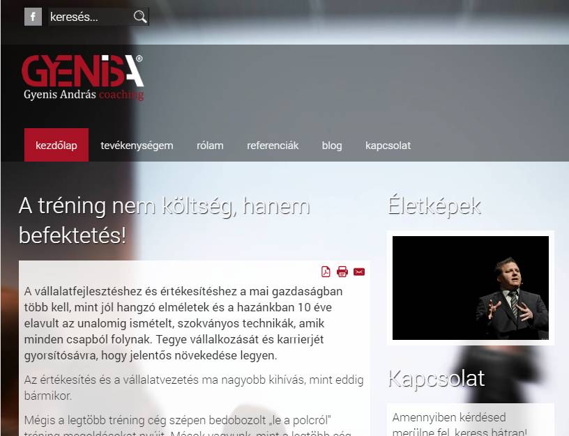 Gyenis András (http://gyenisandras.hu) - tablet nézet (fekvő)