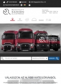 Bontott RENAULT (TIMX Kft.) (http://bontottreanultkamion.hu) - tablet nézet (álló)