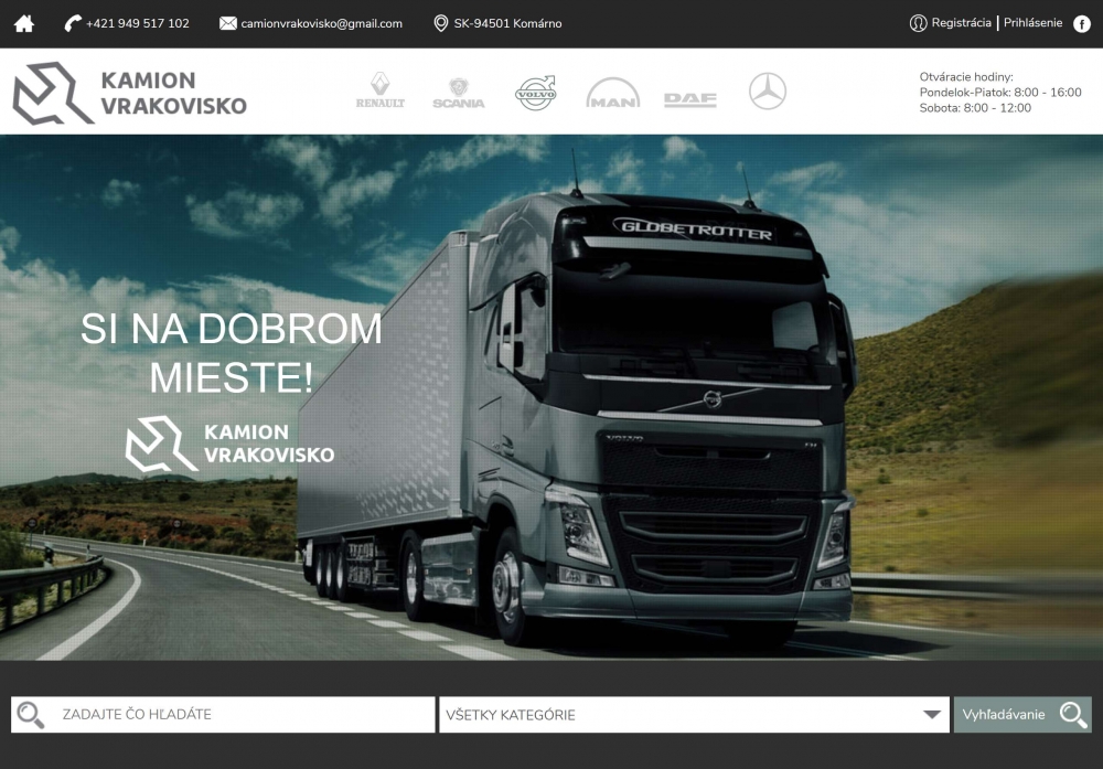 Bontottkamion - TIMX Kft.- Szlovákia- (http://volvovrakovisko.sk/uvodna-stranka) - Kezdőlap
