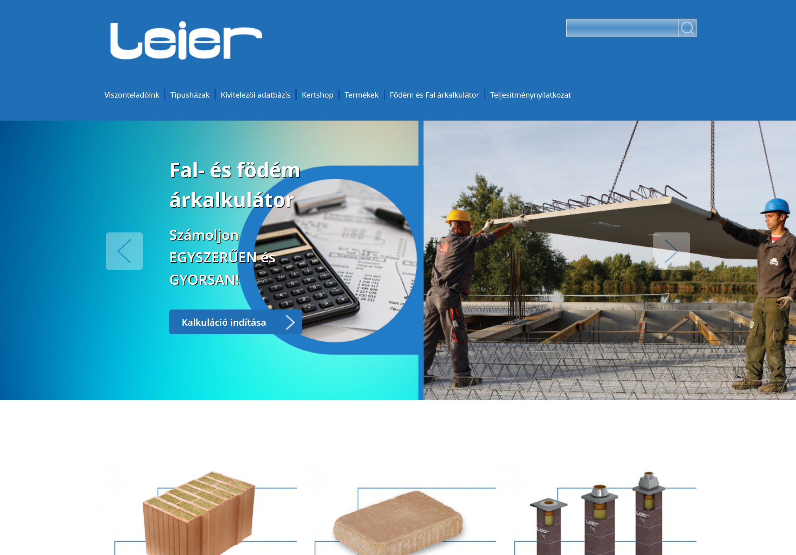 Leier Hungária Kft. (https://www.leier.hu/) - Kezdőlap