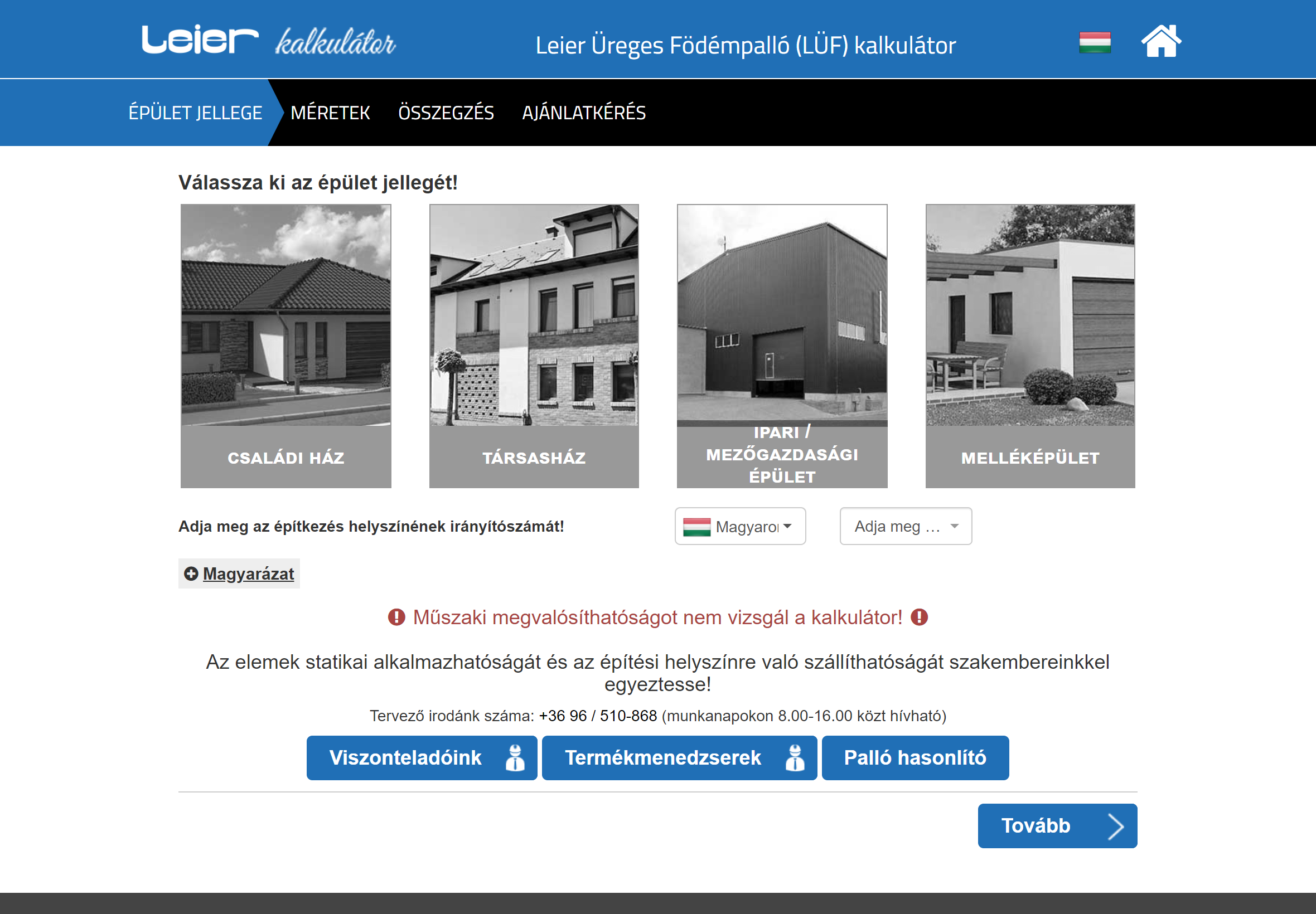 Leier Hungária Kft. (https://www.leier.hu/) - Tablet fekvő nézet
