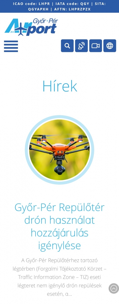Győr-Pér Repülőtér (http://www.lhpr.hu) - Mobil nézet