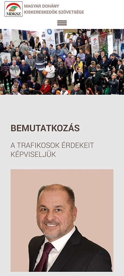 Magyar Dohány Kiskereskedők Szövetsége (https://www.mdksz.hu) - Mobil nézet