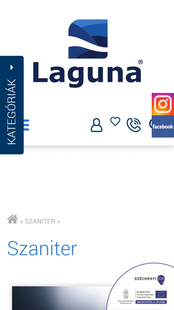 P.R. Fürdőszoba Kft. (https://lagunafurdoszoba.hu) - Mobil nézet
