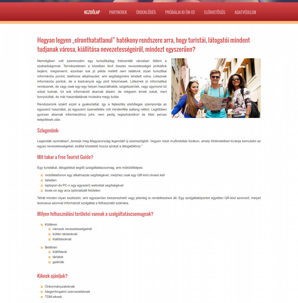 Free Tourist Guide (http://www.freetouristguide.hu/kezdolap) - Kezdőlap