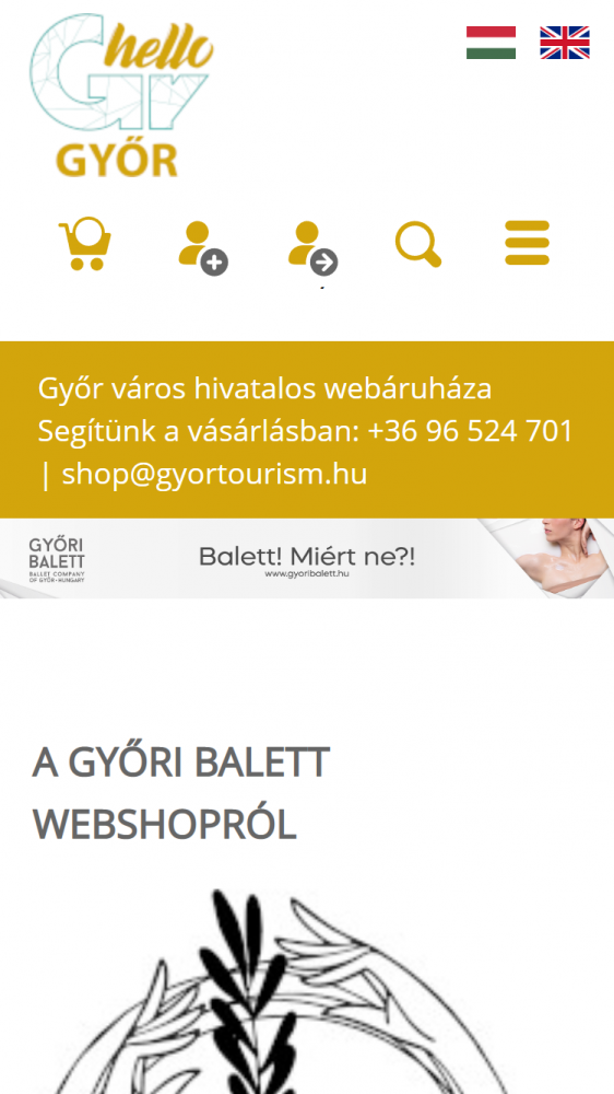 Győr Projekt Kft. - Hello Győr (https://shop.hellogyor.hu/kezdolap) - Mobil nézet