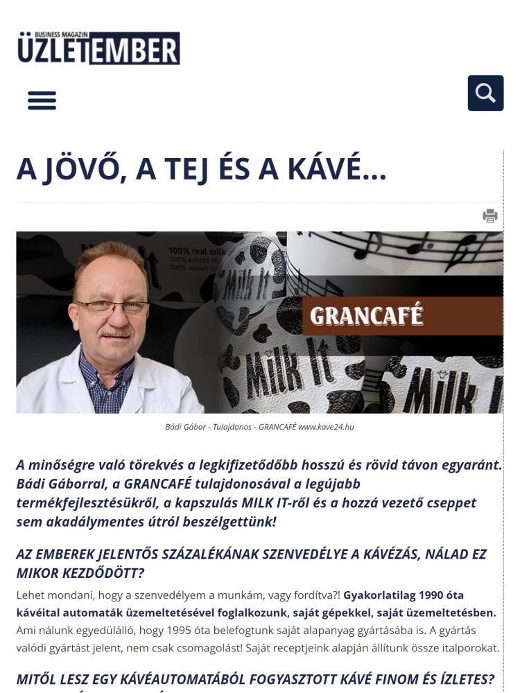 Minet Kft.- Üzletember Magazin (https://uzletembermagazin.hu/kezdolap) - Tablet álló nézet