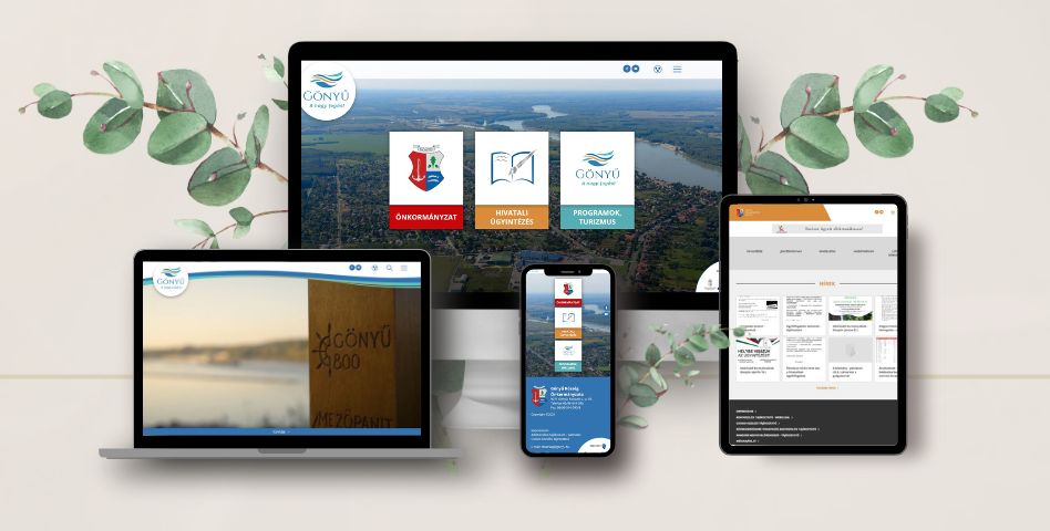 Gönyű község weboldala a különböző platformokon