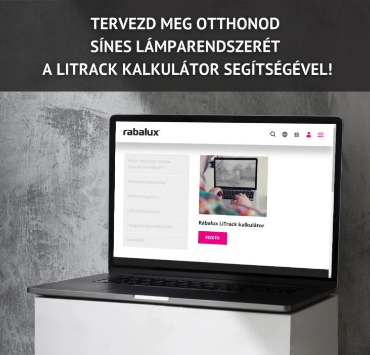 Rábalux LiTrack kalkulátora - 