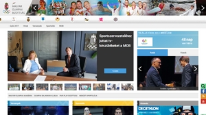 Magyar Olimpiai Bizottság weblap készítés reszponzív webdesign Infoartnet Kft.