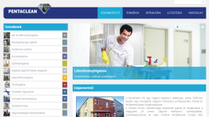 Pentaclean Hungary Kft. weblap készítés Infoartnet Kft.